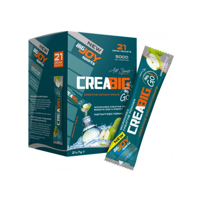 BİG JOY CreaBig Go! Yeşil Elma 'Yeni' 10g x 21 Adet (210gr)